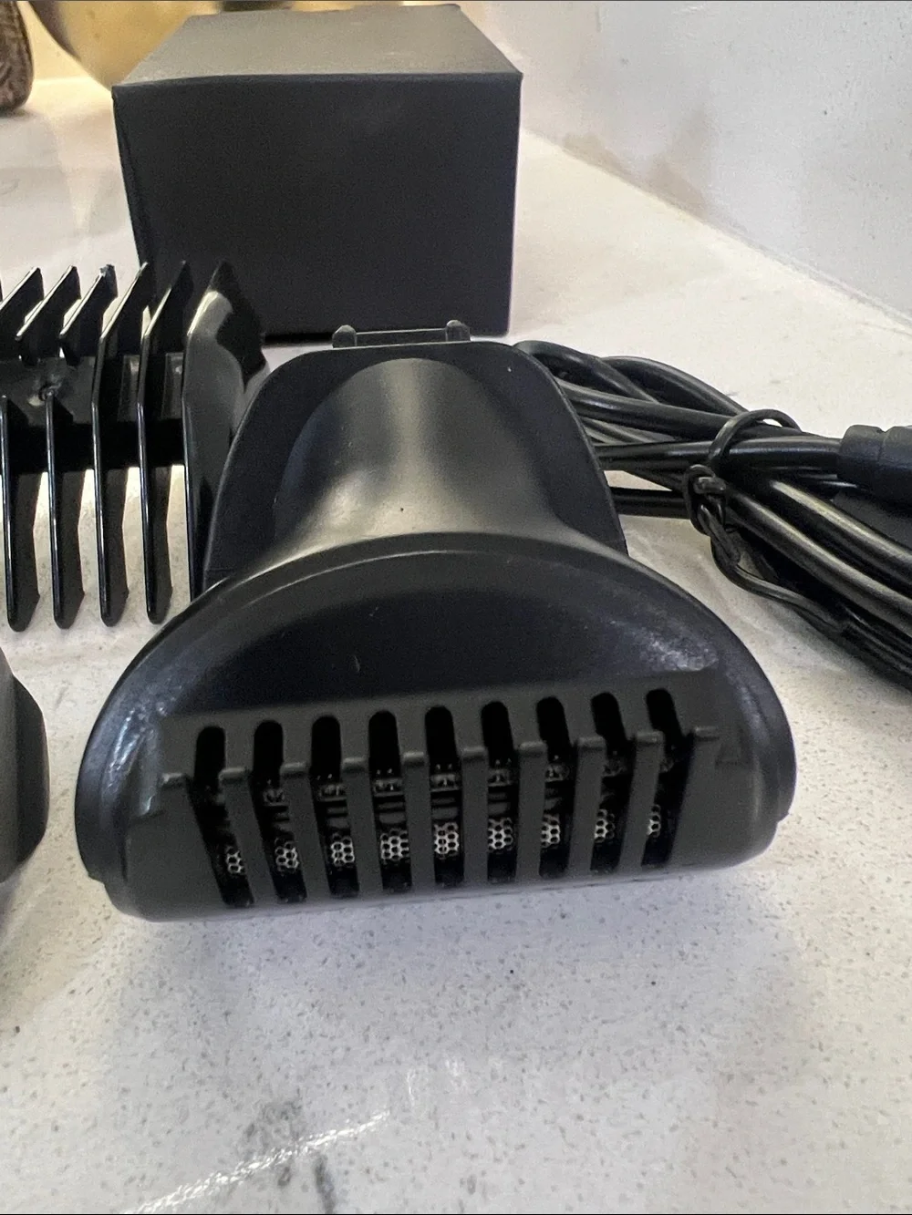 Dual-Head Groin & Body Grooming Trimmer - Black. New for men and women